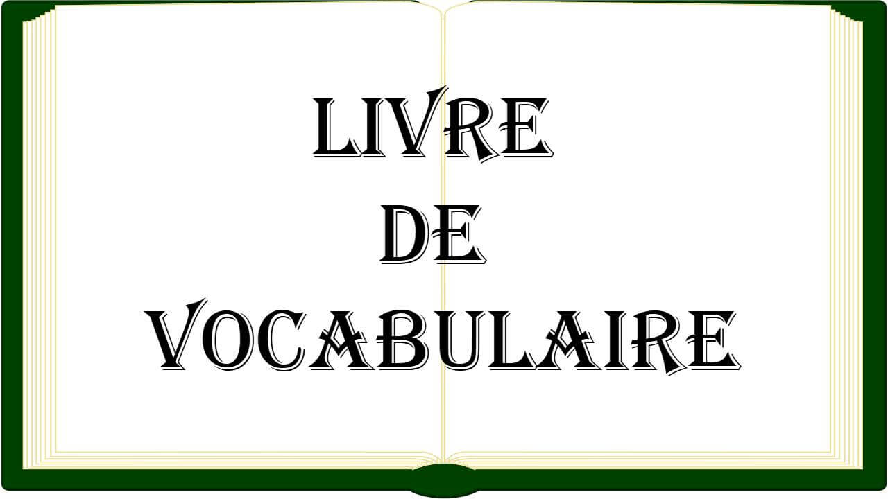 Livre Vocabulaire